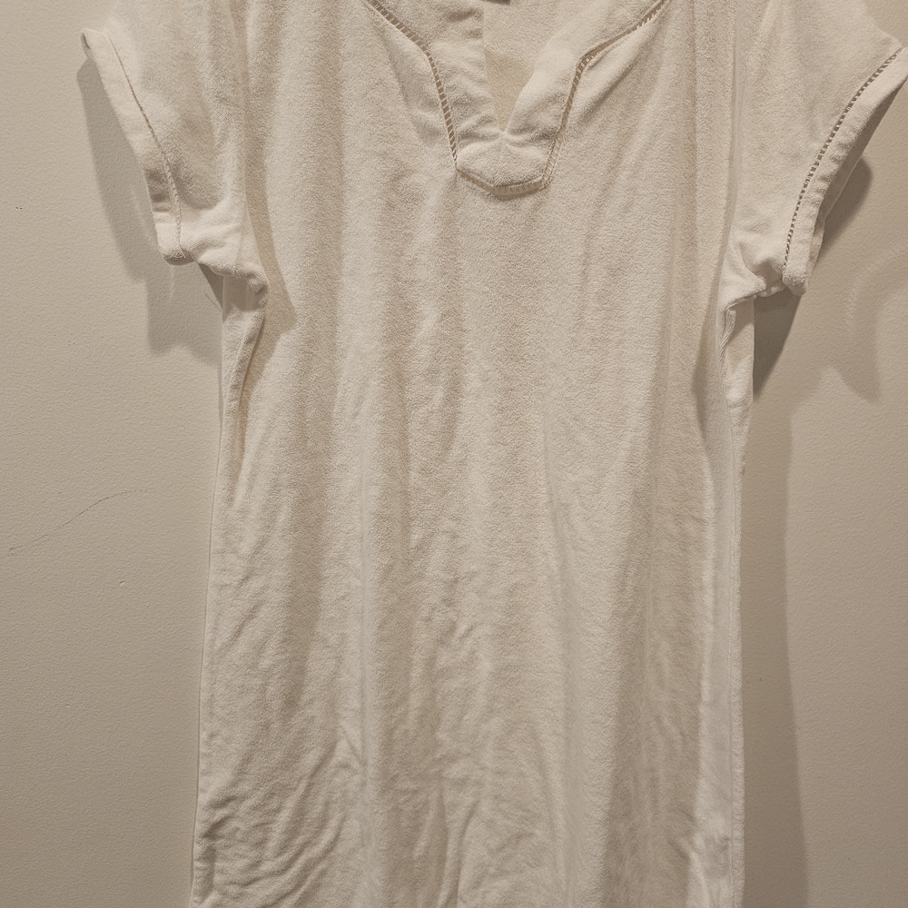 Liz Claiborne Large White Soft Terry Cloth Bathing Cover Up